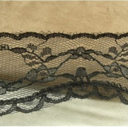 DENTELLE DE CALAIS noire 4 cm