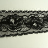 dentelle de calais leavers noire 7 cm