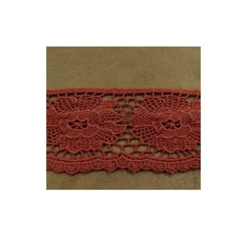 DENTELLE de calais stretch  bordeaux 5,5 cm