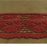 DENTELLE de calais stretch  bordeaux 5,5 cm
