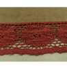 DENTELLE de calais stretch  bordeaux 5,5 cm