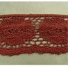 DENTELLE de calais stretch  bordeaux 5,5 cm
