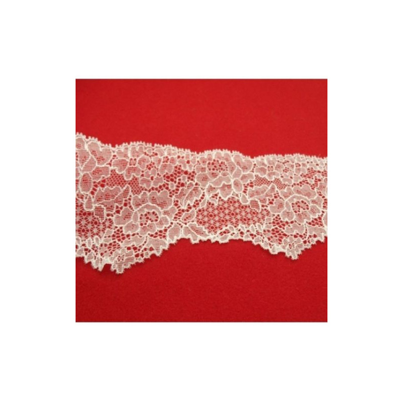 fine dentelle de calais écru de fabrication française 9 cm