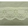 DENTELLE DE CALAIS fine et dentelé beige clair 5 cm