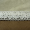 DENTELLE DE CALAIS stretch blanche 3 cm