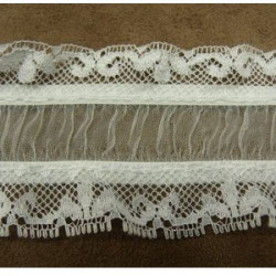 DENTELLE de calais blanche...
