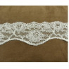DENTELLE DE CALAIS stretch blanche 3,5 cm / 5 cm