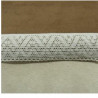 DENTELLE de calais ELASTIQUE COTON ET STRETCH blanche 3 cm