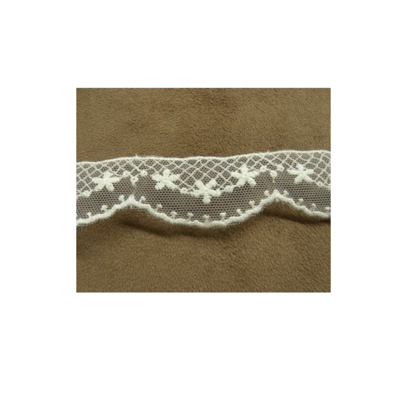 DENTELLE DE CALAIS BLANCHE 3 cm