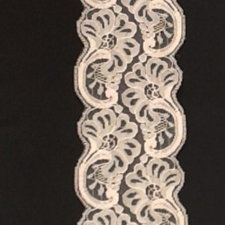 Dentelle Festonnée sur les 2 cotés 8 cm