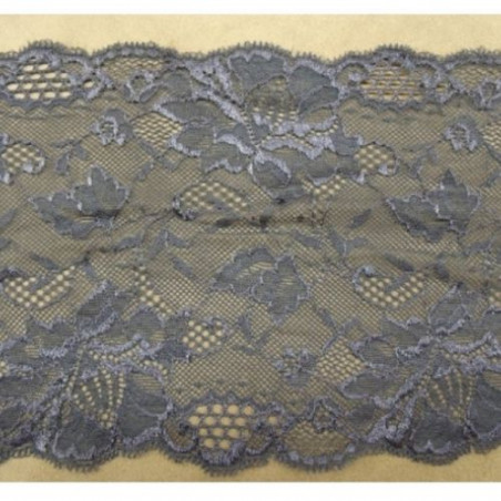 DENTELLE DE CALAIS stretch violet 17 cm