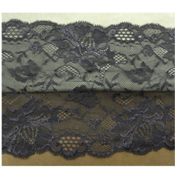 DENTELLE DE CALAIS stretch violet 17 cm