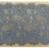 DENTELLE DE CALAIS bleu marine 19 cm