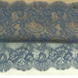 DENTELLE DE CALAIS bleu marine 19 cm
