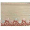 DENTELLE DE CALAIS rose et rouge 18 cm