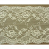 DENTELLE DE CALAIS chair dentelée sur les 2 bordures 18 cm