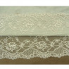 DENTELLE DE CALAIS chair dentelée sur les 2 bordures 18 cm