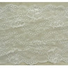 DENTELLE DE CALAIS stretch  blanche 22 cm