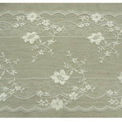 DENTELLE DE CALAIS ivoire 19 cm