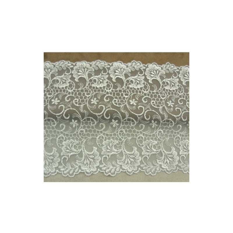 DENTELLE DE CALAIS blanche 16 cm