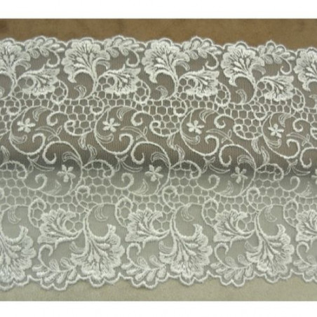DENTELLE DE CALAIS blanche 16 cm