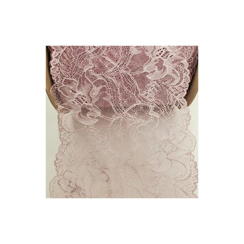 dentelle de calais leavers  strabby chic parme 20 cm
