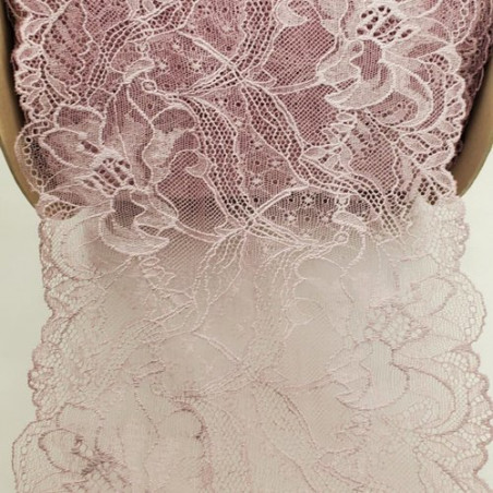 dentelle de calais leavers  strabby chic parme 20 cm