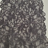 dentelle de calais jacquard noire 16 cm