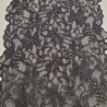 dentelle de calais jacquard noire 16 cm