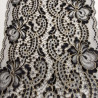dentelle de calais leavers noir 24 cm