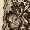 dentelle de calais leavers noir 24 cm