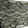 dentelle de calais leavers noir 24 cm