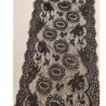 dentelle de calais noire stella 13 cm