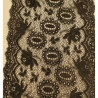 dentelle de calais noire stella 13 cm