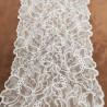 dentelle de calais leavers blanche18 cm