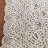 dentelle de calais blanche 22 cm