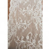 dentelle de calais leavers blanc 21 cm