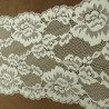 dentelle de calais jacquard blanche 15 cm