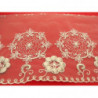 dentelle brodée sur tulle 14 cm