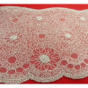dentelle de calais gris clair 13 cm