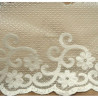 dentelle de calais blanche 13 cm