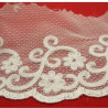 dentelle de calais blanche 13 cm