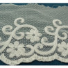 dentelle de calais blanche 13 cm