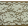 dentelle de calais  stretch blanche 14 cm