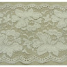 dentelle de calais  stretch blanche 14 cm