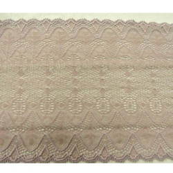 DENTELLE DE CALAIS violine & parme 17 cm