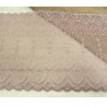 DENTELLE DE CALAIS violine & parme 17 cm