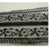 DENTELLE DE CALAIS noire 6 cm