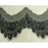 DENTELLE DE CALAIS noire 15 cm
