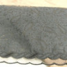 DENTELLE de calais sur tulle noire 15 cm